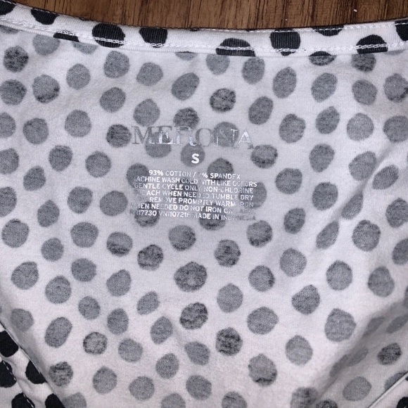 Merona Women’s Polka Dot Blouse - Picture 2 of 2